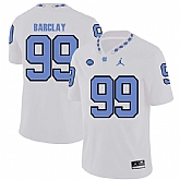 North Carolina Tar Heels 99 George Barclay White College Football Jersey Dzhi,baseball caps,new era cap wholesale,wholesale hats
